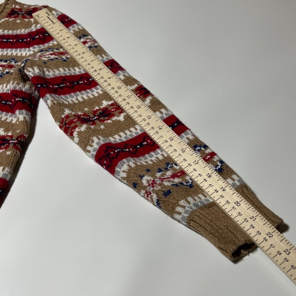 Land's End Fair Isle Nordic Sweater Women's S (6-8) Knit Ski Holiday Cabin - Picture 5 of 16